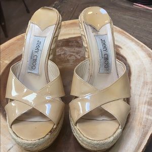 Jimmy Choo Patent wedge size 36